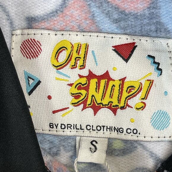 Drill Clothing Co Hoodie Mens Small Multicolor Oh Snap Comic Graphic Print - Picture 3 of 13